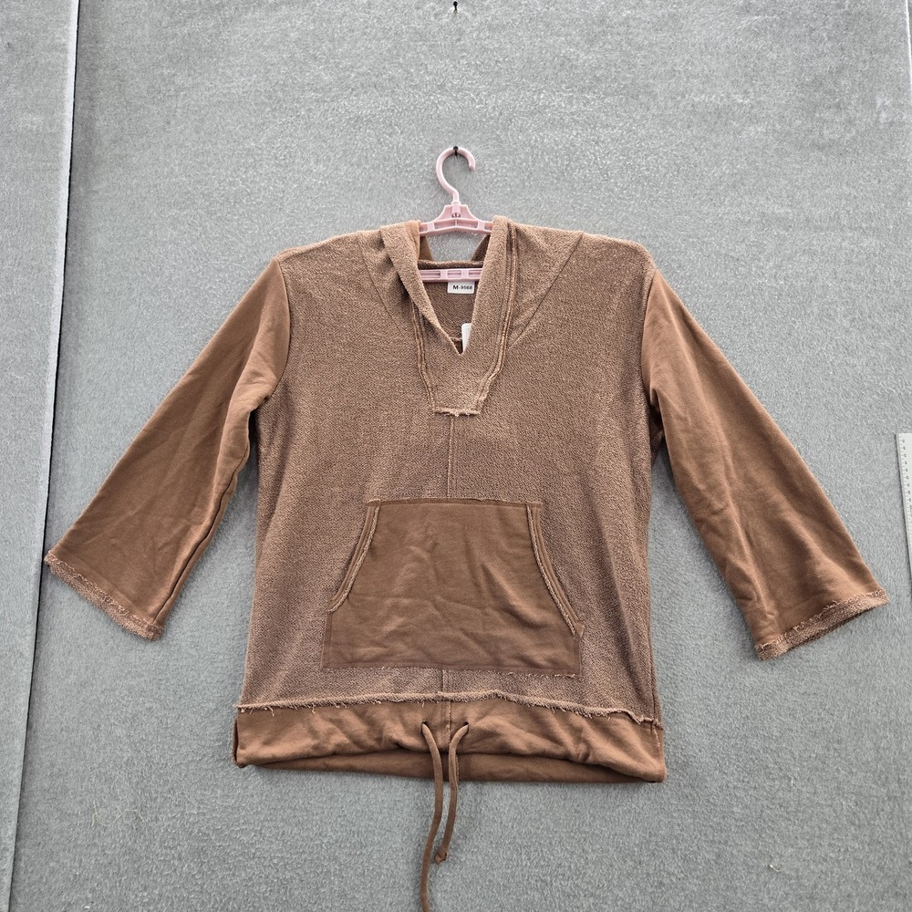 Free People Free-Est Women Sweatshirt XS Brown‎ Terry Hoodie Long Sleeve NWT